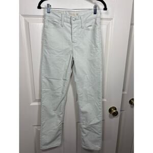 Levis Wedgie Corduroy Pale Green Womens 24 Straight Leg Jean Soft Girl Pastel